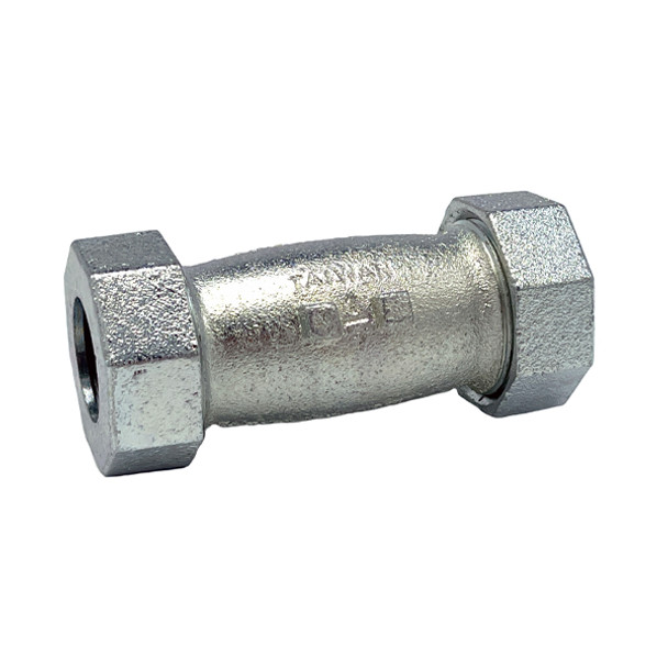 1/2″ Long Galvanized Compression Coupling