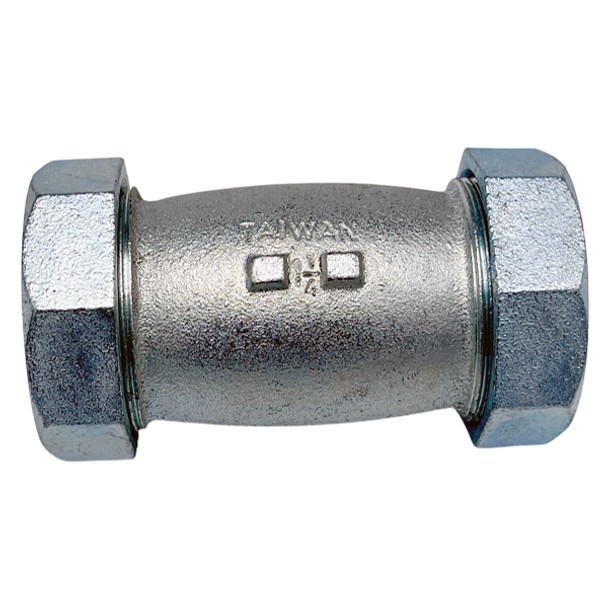 1 1/4″ Long Galvanized Compression Coupling