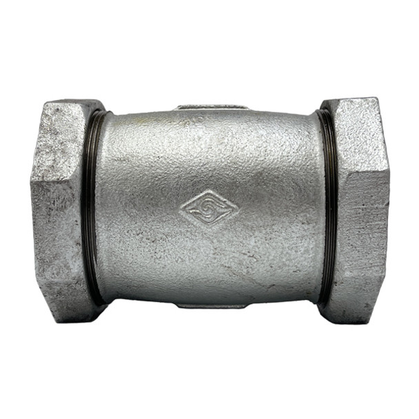 2 1/2″ Long Galvanized Compression Coupling