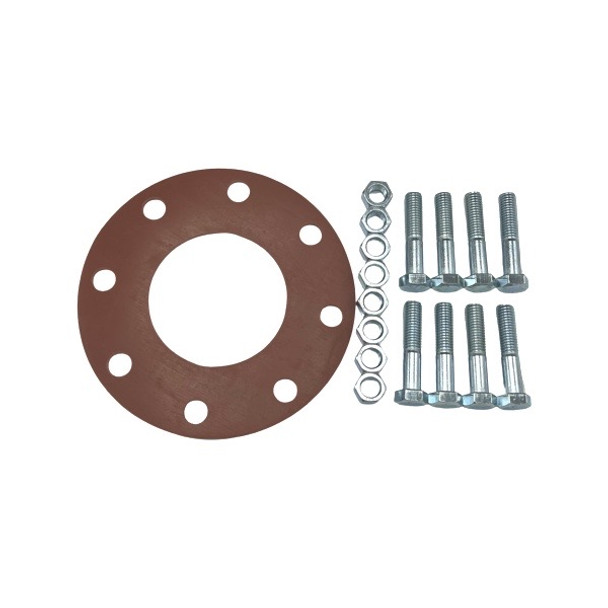 4″ Companion Flange Gasket Kit with Bolts & Nuts – Rubber