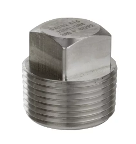 3000# 304 SS threaded Square Head Plug