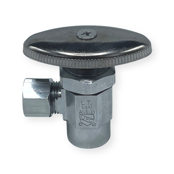 3/8″ OD X 1/2″ SWT Angle Compression Stop (Lead-Free)