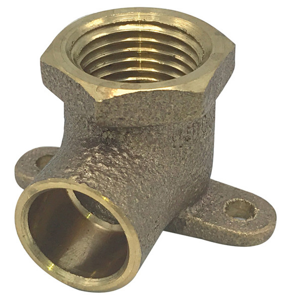 1/2″ Brass Drop Ear Elbow (Lead-Free)