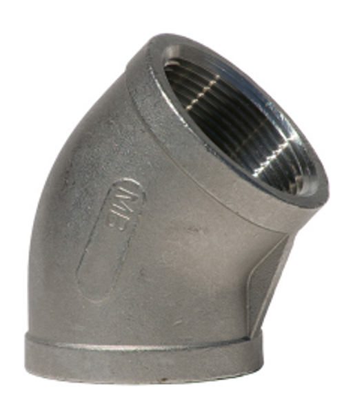 150# Stainless Steel 45° Elbow ISO 49