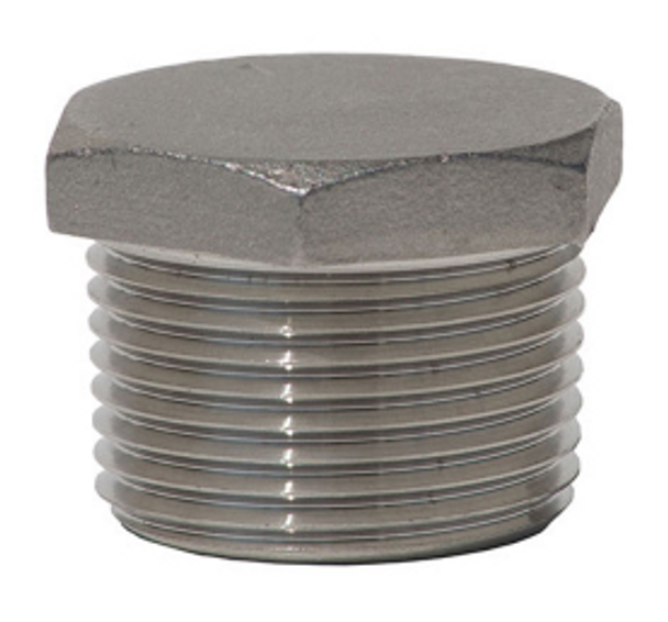 150# Stainless Steel Hex Head Plug ISO 49