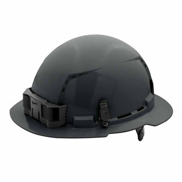 Milwaukee 48-73-1235 Gray Full Brim Vented Hard Hat with 6PT Ratcheting Suspension  Type 1 Class C