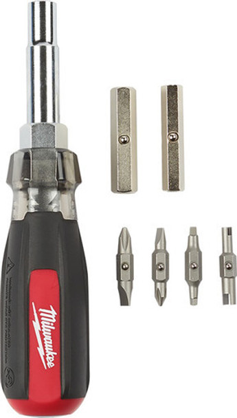 Milwaukee 48-22-2881 13-in-1 Cushion Grip Screwdriver with Schrader Bit
