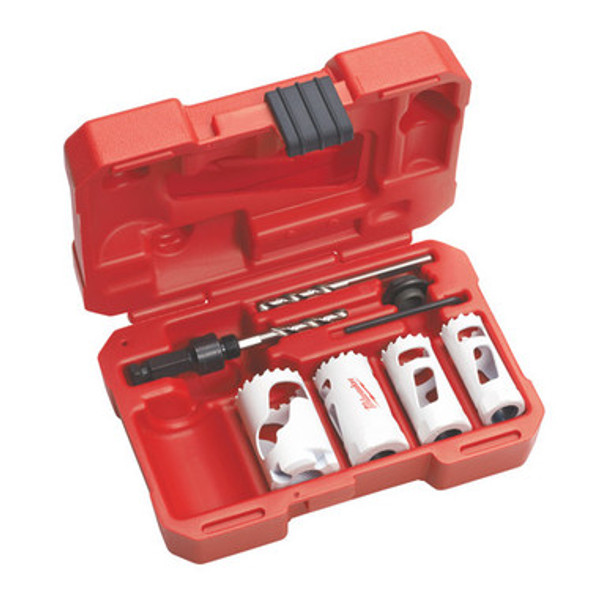 Milwaukee 49-22-4088 Electrician's Compact Hole Dozer Bi-Metal Hole Saw Kit (7 Piece)
