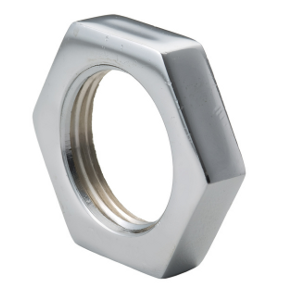 Leaded Import Chrome Plated Hex Locknut