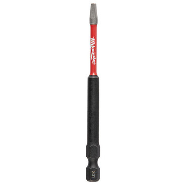 Milwaukee 48-32-4194 SHOCKWAVE 3-1/2 in. Impact Square Recess #1 Power Bits (25 Pack)