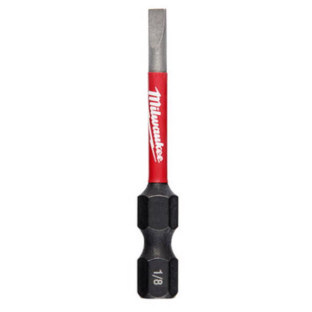 Milwaukee 48-32-4156 SHOCKWAVE 2 in. Impact Slotted 1/8 in. Power Bits (25 Pack)