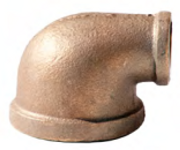 125# Leaded Brass Reducing 90 Degree Elbow