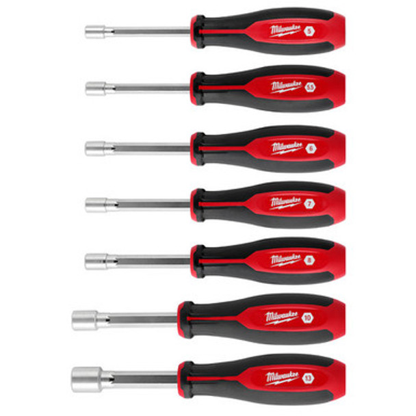 Milwaukee 48-22-2448 7pc Metric HollowCore Nut Driver Set