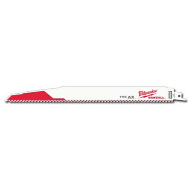Milwaukee 48-00-8027 12" x 5/8TPI Super Sawzall AX Blade (25 Pack)