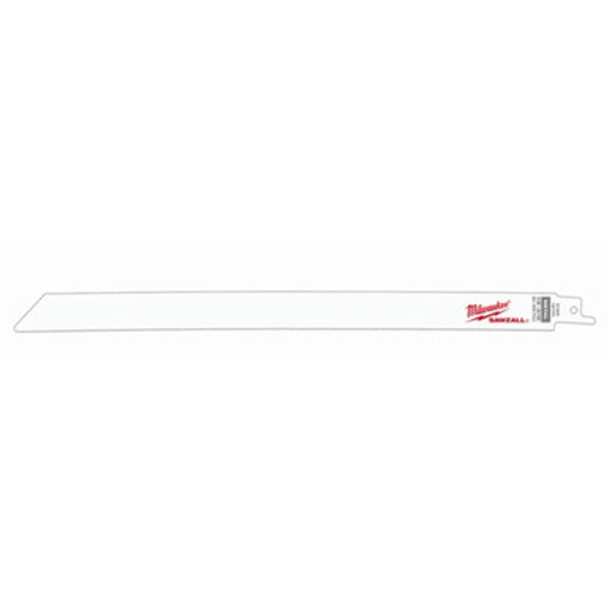 Milwaukee 48-00-5189 12" x 18TPI Bi-Metal Super Sawzall Blade
