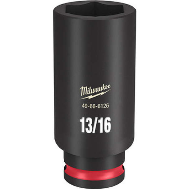 Milwaukee 49-66-6126 SHOCKWAVE Impact Duty 3/8"Drive 13/16" Deep 6 Point Socket