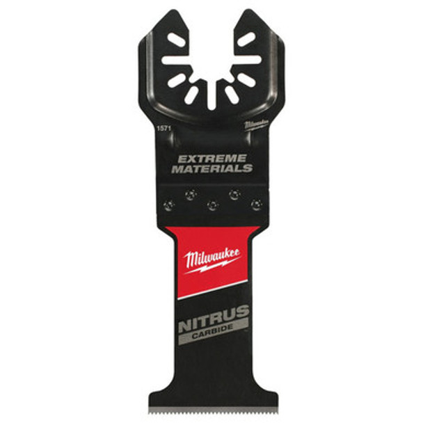 Milwaukee 49-25-1571 NITRUS CARBIDE Extreme Materials Universal Fit OPEN-LOK Multi-Tool Blade 1PK