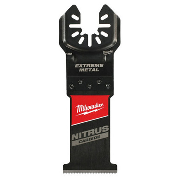 Milwaukee 49-25-1561 NITRUS CARBIDE Extreme Metal Universal Fit OPEN-LOK Multi-Tool Blade 1PK