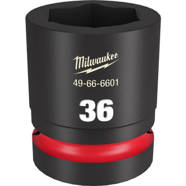 Milwaukee 49-66-6601 SHOCKWAVE Impact Duty 1"Drive 36MM Standard 6 Point Socket