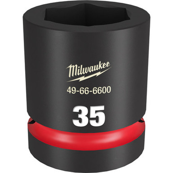 Milwaukee 49-66-6600 SHOCKWAVE Impact Duty 1"Drive 35MM Standard 6 Point Socket