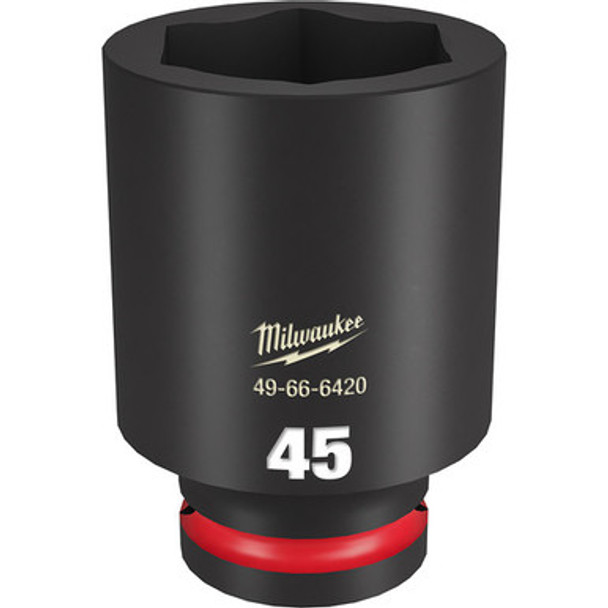 Milwaukee 49-66-6420 SHOCKWAVE Impact Duty 3/4"Drive 45MM Deep 6 Point Socket