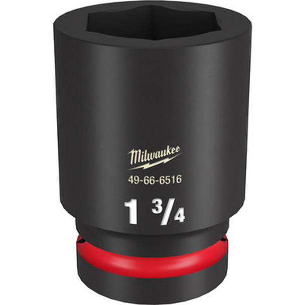 Milwaukee 49-66-6516 SHOCKWAVE Impact Duty 1"Drive 1-3/4" Deep 6 Point Socket