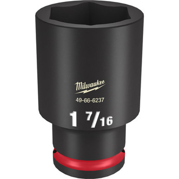 Milwaukee 49-66-6237 SHOCKWAVE Impact Duty 1/2"Drive 1-7/16" Deep 6 Point Socket