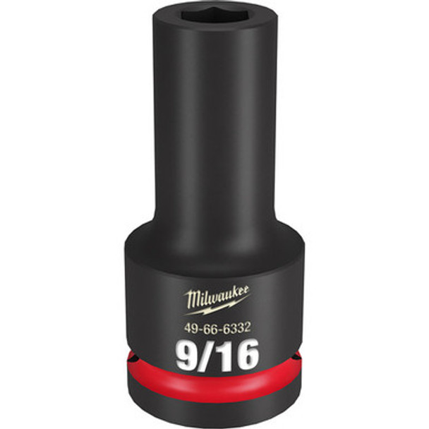 Milwaukee 49-66-6332 SHOCKWAVE Impact Duty 3/4"Drive 9/16" Deep 6 Point Socket