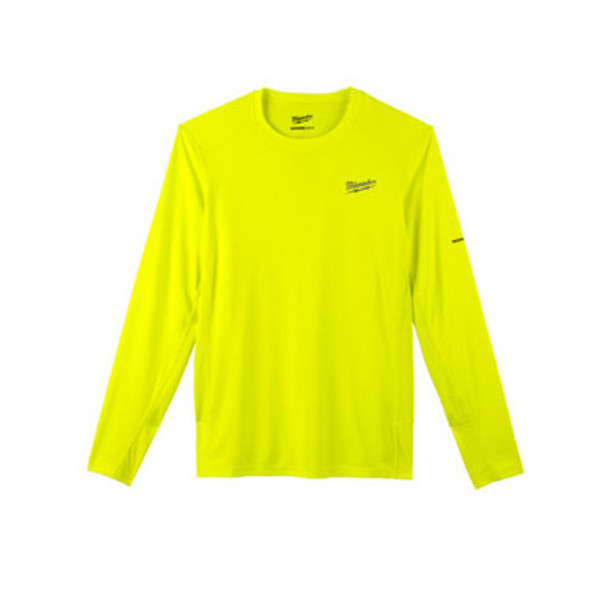 Milwaukee 415HV-2X WORKSKIN Lightweight Performance LS Shirt, Hi Vis, 2X