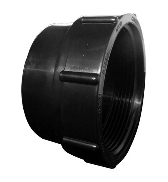 ABS DWV Cleanout Adapter (Spg x FIPT)