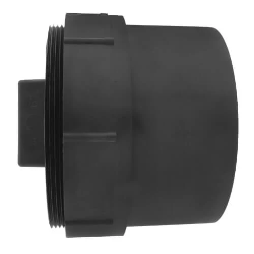 ABS DWV Cleanout Adapter W/ Plug (SPG x Cleanout W/ Plug)