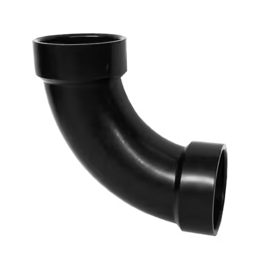 ABS DWV 90 Long Sweep Elbow (HUB x HUB)