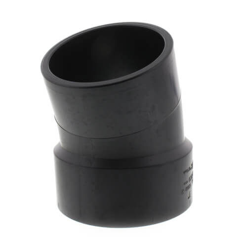 ABS DWV 22-1/2 Street Elbow (HUB x SPG)