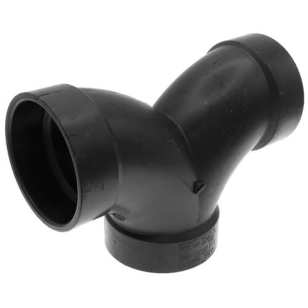 ABS DWV Double 90 Elbow (Hub x Hub x Hub)