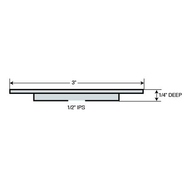 Escutcheon Aluminum 1 Piece - Replacement