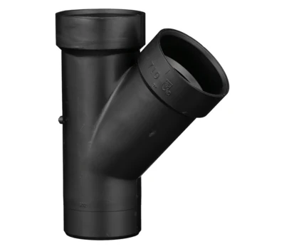 ABS DWV 45 Street Wye (SPG x HUB x HUB)