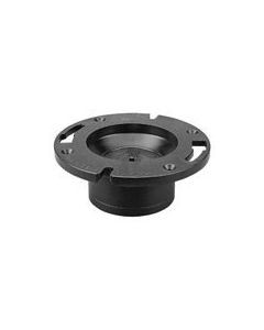 ABS DWV Closet Flange w/ Threaded Test Plug (HUB)