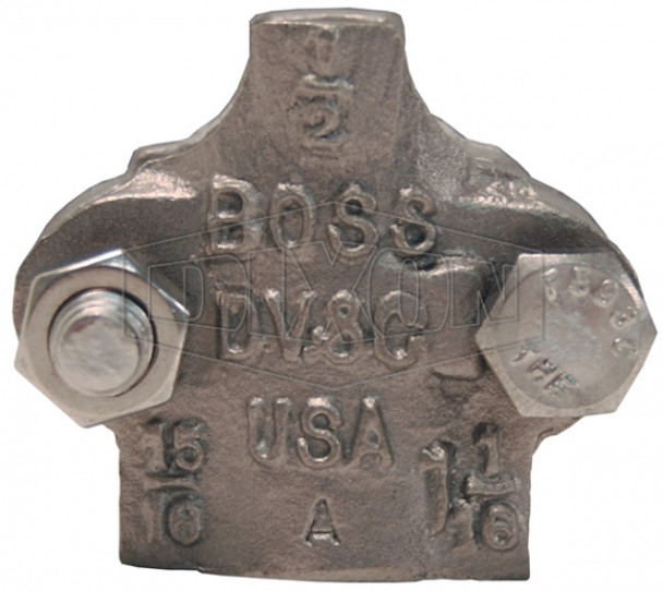 RB9 - Boss® Clamp 2 Bolt Type, 2 Gripping Fingers