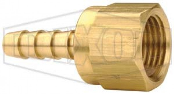 1441217K - Female 45° SAE Swivel x Hose Barb
