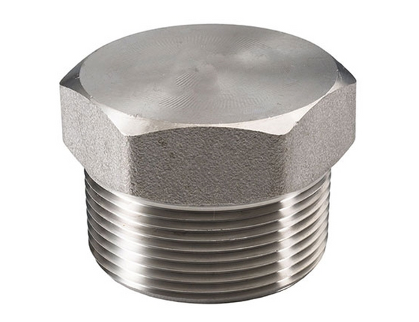1000# Stainless Steel Barstock Hex Head Solid Plug