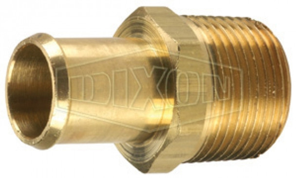 268B1008 - Male NPTF x Beaded Hose Barb