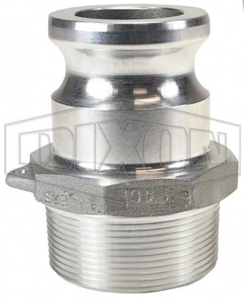 1520-F-AL - Cam & Groove Type F Jump Size Adapter x Male NPT