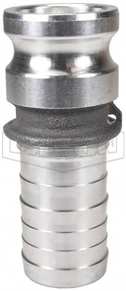 100-E-AL - Dixon Cam & Groove Type E Adapter x Hose Shank