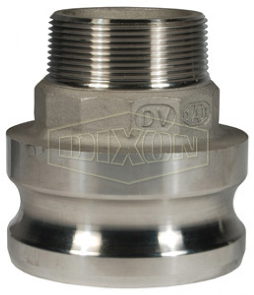 4030-F-SS - Cam & Groove Type F Jump Size Adapter x Male NPT