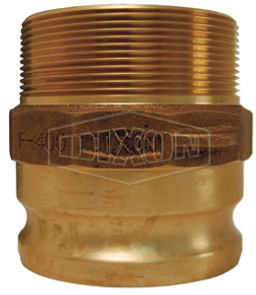 200-F-BR - Dixon Cam & Groove Type F Adapter x Male NPT