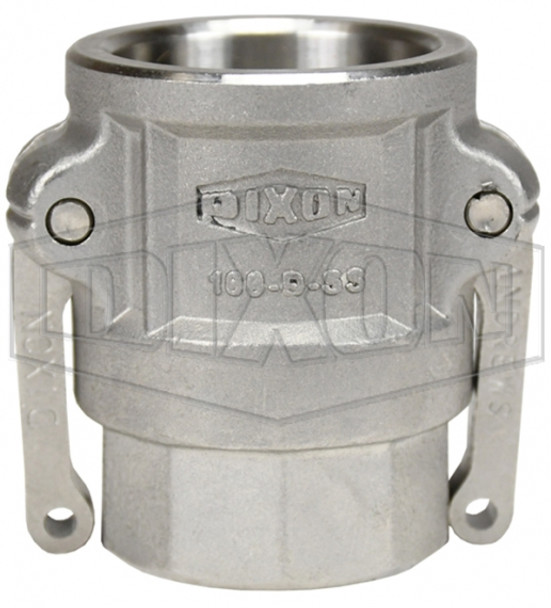 100-D-SS - Dixon Cam & Groove Type D Coupler x Female NPT 100-D-SS - Dixon Cam & Groove Type D Coupler x Female NPT