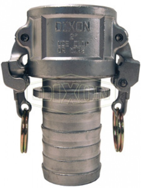 RC100CEZ - EZ Boss-Lock Cam & Groove/Camlock Type C Coupler x Hose Shank with Collar RC100CEZ - EZ Boss-Lock Cam & Groove/Camlock Type C Coupler x Hose Shank with Collar