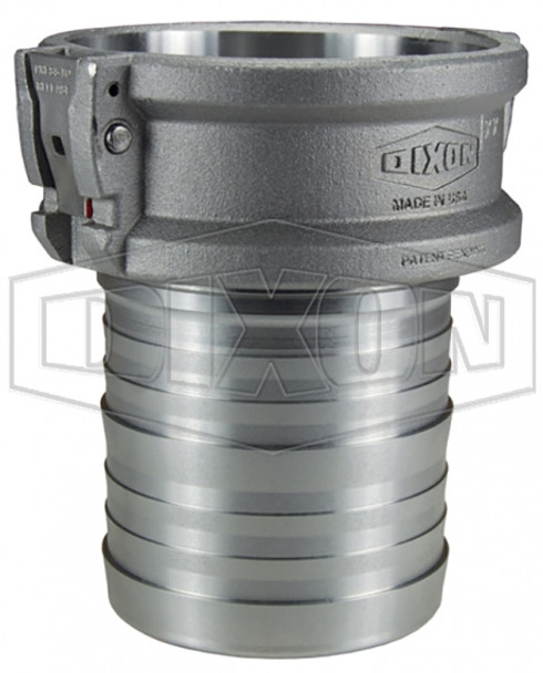 EZL400-C-AL - EZLink® Armless Cam & Groove Type C Coupler x Hose Shank