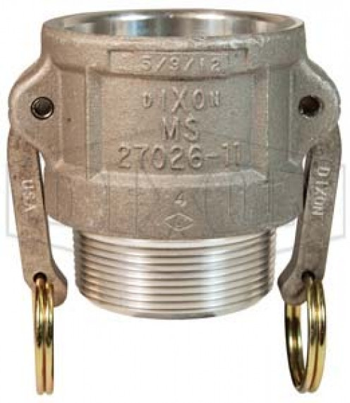 125-B-AL - Dixon Cam & Groove Type B Coupler x Male NPT