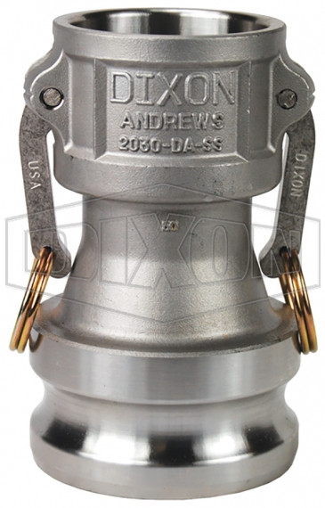 2030-DA-SS - Dixon Cam & Groove Jump Size Type DA Coupler x Adapter